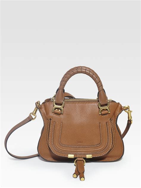 chloe mini bag brown|chloe small crossbody bag.